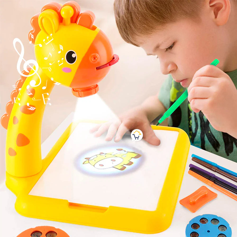 Proyector De Dibujo Infantil Con Luz