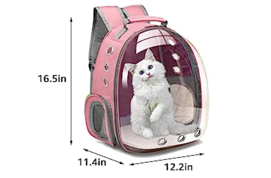 Morral mascotas tipo capsula